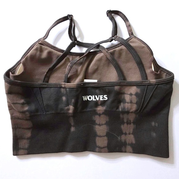 Darc Sport SHE Wolves Singel Everson Huxley Sports Bra Heaven Has to Wait Size M - Picture 2 of 6